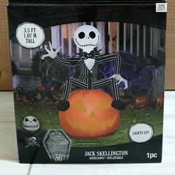 Halloween Nightmare Before Christmas Jack Skellington Airblown Inflatable
