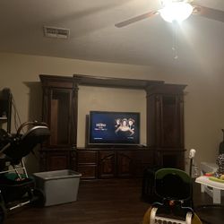 Entertainment Center Hutch 