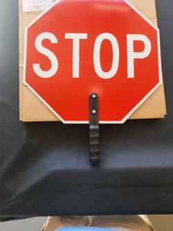 Hand-Held Stop Sign Traffic Paddle