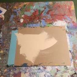 Abstract Acrylic Paintings on Canvas - Set of 2