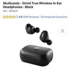 Skullcandy - “Grind” (True Wireless In-Ear Headphones) CASE ONLY - Black