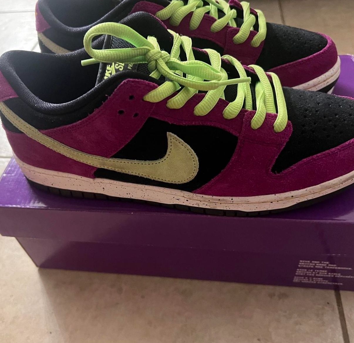 Dunk Low Pro SB 'Red Plum'