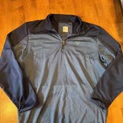 Men’s Callaway Quarter Zip Shipping Available 