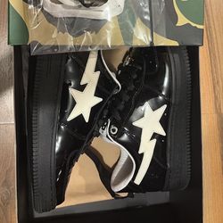 Black Patent Bapesta