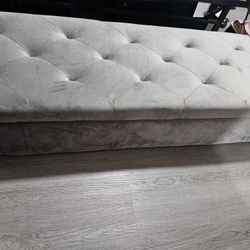 Grey Ottoman 