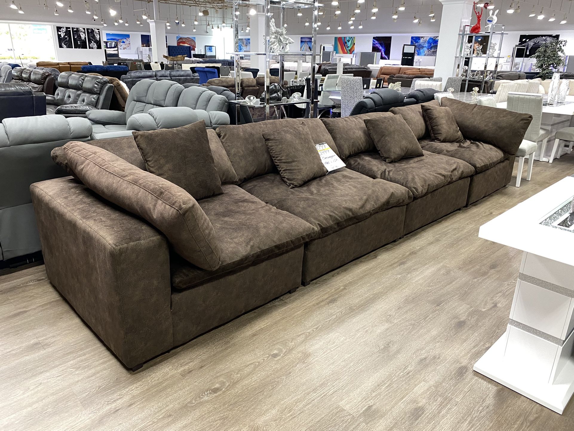 4PC MODULAR CLOUD SOFA SECTIONAL ON SALE MUST GO OFFER ENDS 11/20!!!*