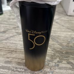 Disney World 50th Tumbler Cup