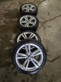 Rims. 18.  Vw. Gli. Gti. Cc. 5x112. Tires. Good Year