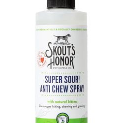Skout's Honor Pet Supply Co Super Sour Anti Chew Spray Alcohol Free Exp 10/2026