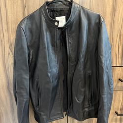 Leather jacket Sandro Paris