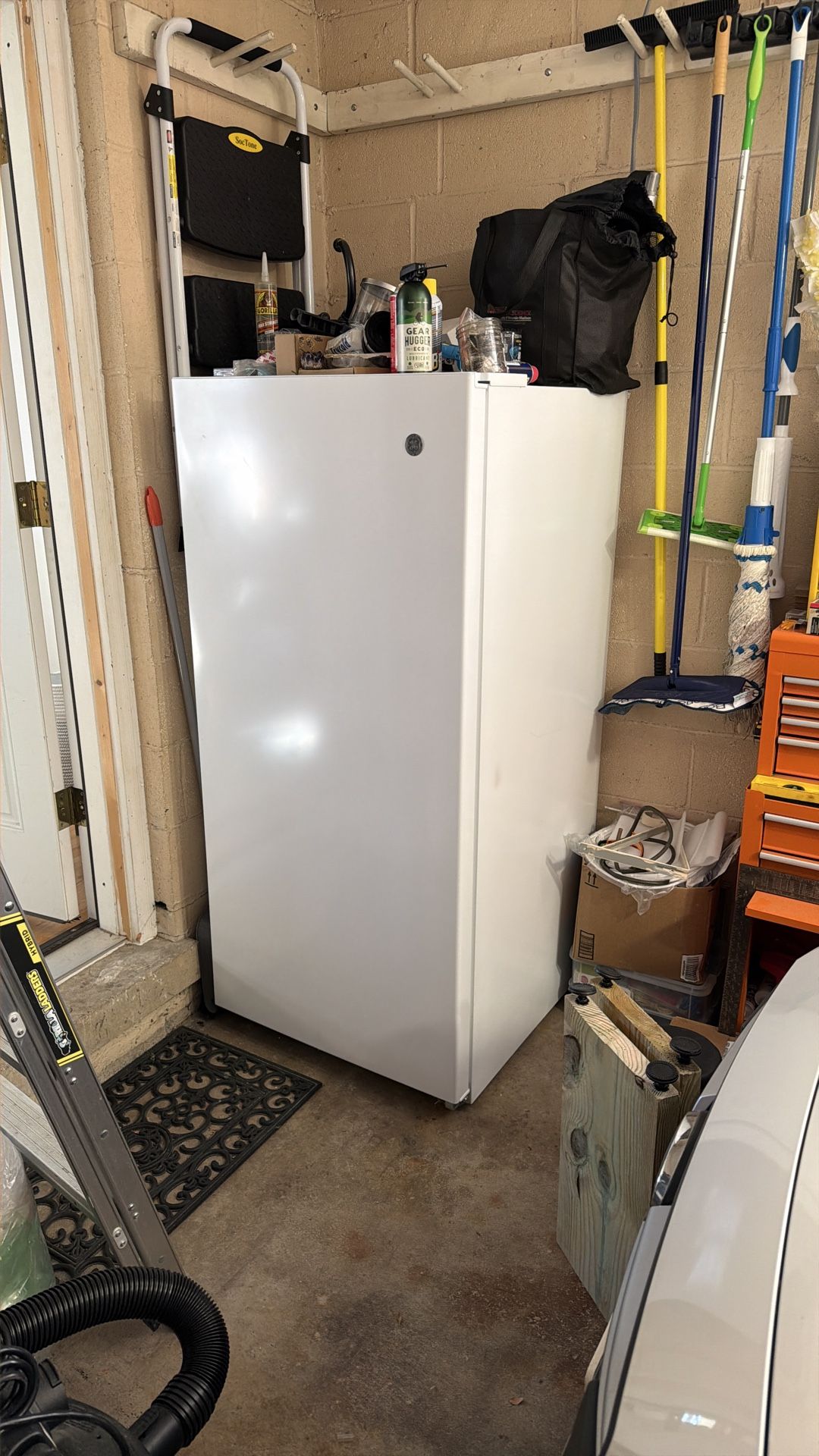 GE Upright freezer