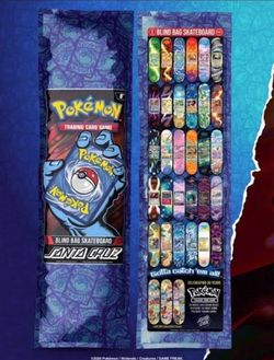 2026 Pokémon x Santa Cruz Blind Bag Skateboard