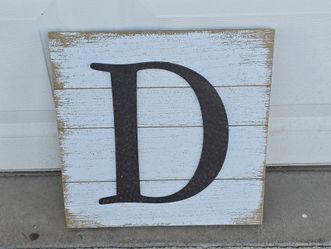 Letter D Wall art