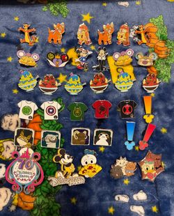 Disney Collectible Pin Trading lot of 35