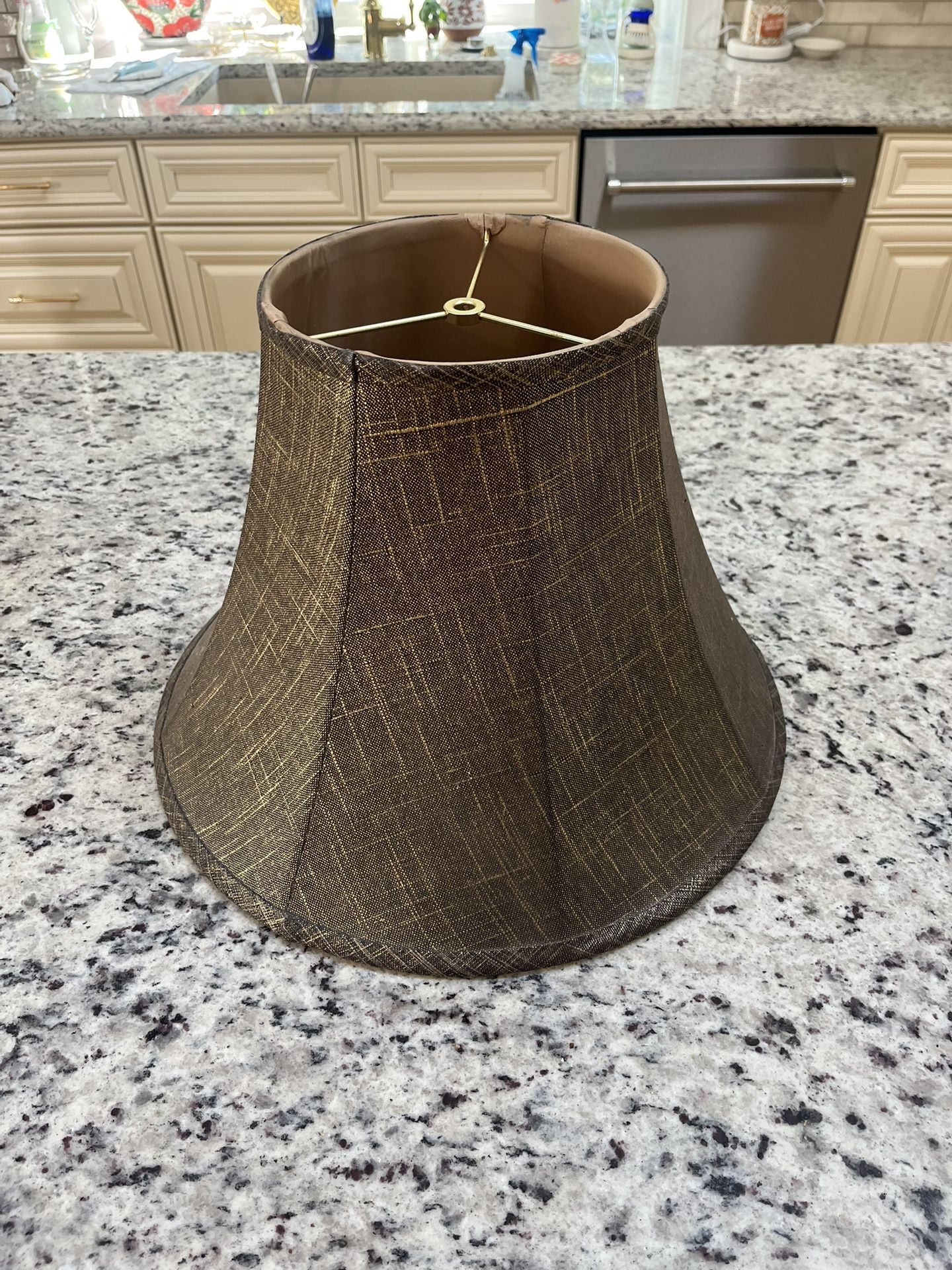 Beautiful Brown and Gold Lamp Shade