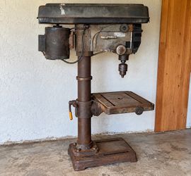 Heavy-Duty Vintage Floor Drill Press