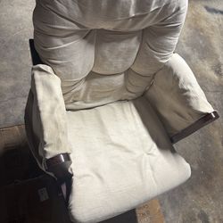 Nursing Glider/ Rocking Chair with rocking ottoman