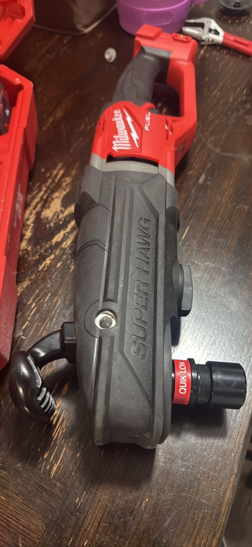 Milwaukee Short Throw Press Tool With Viega Pure Flow Jaw + Super Hawg