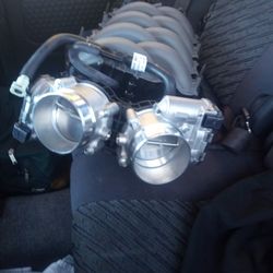 24-25 Mustang Gt Twin Throttle Body Intake 5.0 Coyote Motor