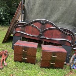 Bed Frame And Dresser 