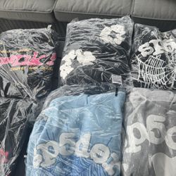 Brand New Authentic Sp5der & Denim Tears