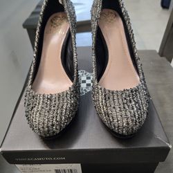 Vince Camuto Met Tweed Mult Black 7m