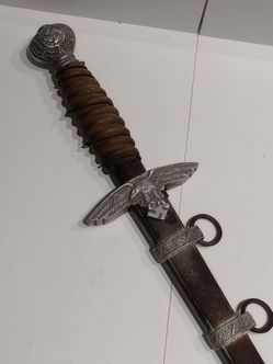 German dagger from World War II. Daga alemana de la ll Guerra Mundial