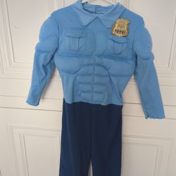 Policeman Muscle Halloween Costume 2T