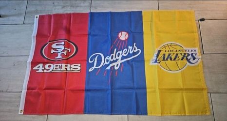 49ers Dodgers Lakers Flag 5ftx3ft $25 Firm On Price