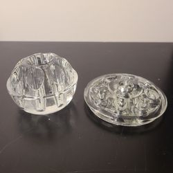 Choice of Vintage Clear Glass Flower Frog