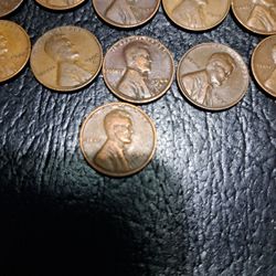 Old collectible pennies
