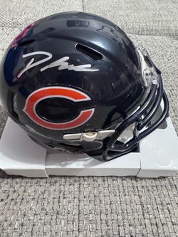 D'Andre Swift Signed Autograph Mini Helmet- JSA Coa - Chicago Bears