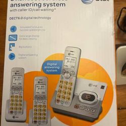 *CASH ONLY* AT&T EL52303 DECT 6.0 Cordless Phone System With Digital Analog