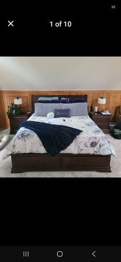 CA King Bedroom Suite with Pillow Top Mattress