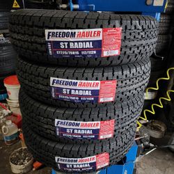 ST 225 75 15 TRAILER TIRES 10PLY LOAD RANGE E 