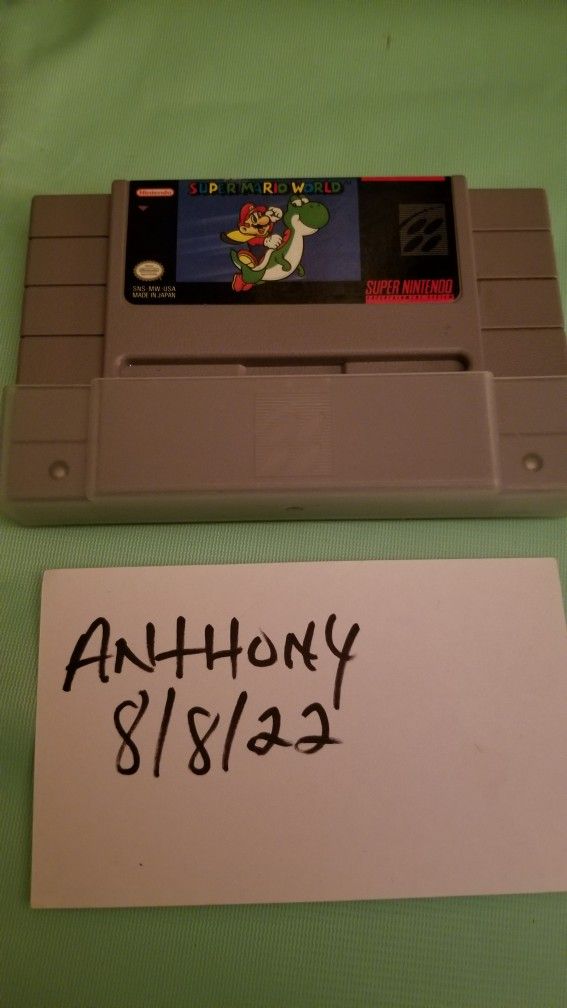 Super Nintendo  Super Mario World 