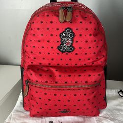 COACH CHARLIE BACKPACK IN BANDANA PRINT WITH MICKEY 