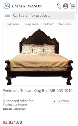 Cal King Size Bed Frame Solid Wood