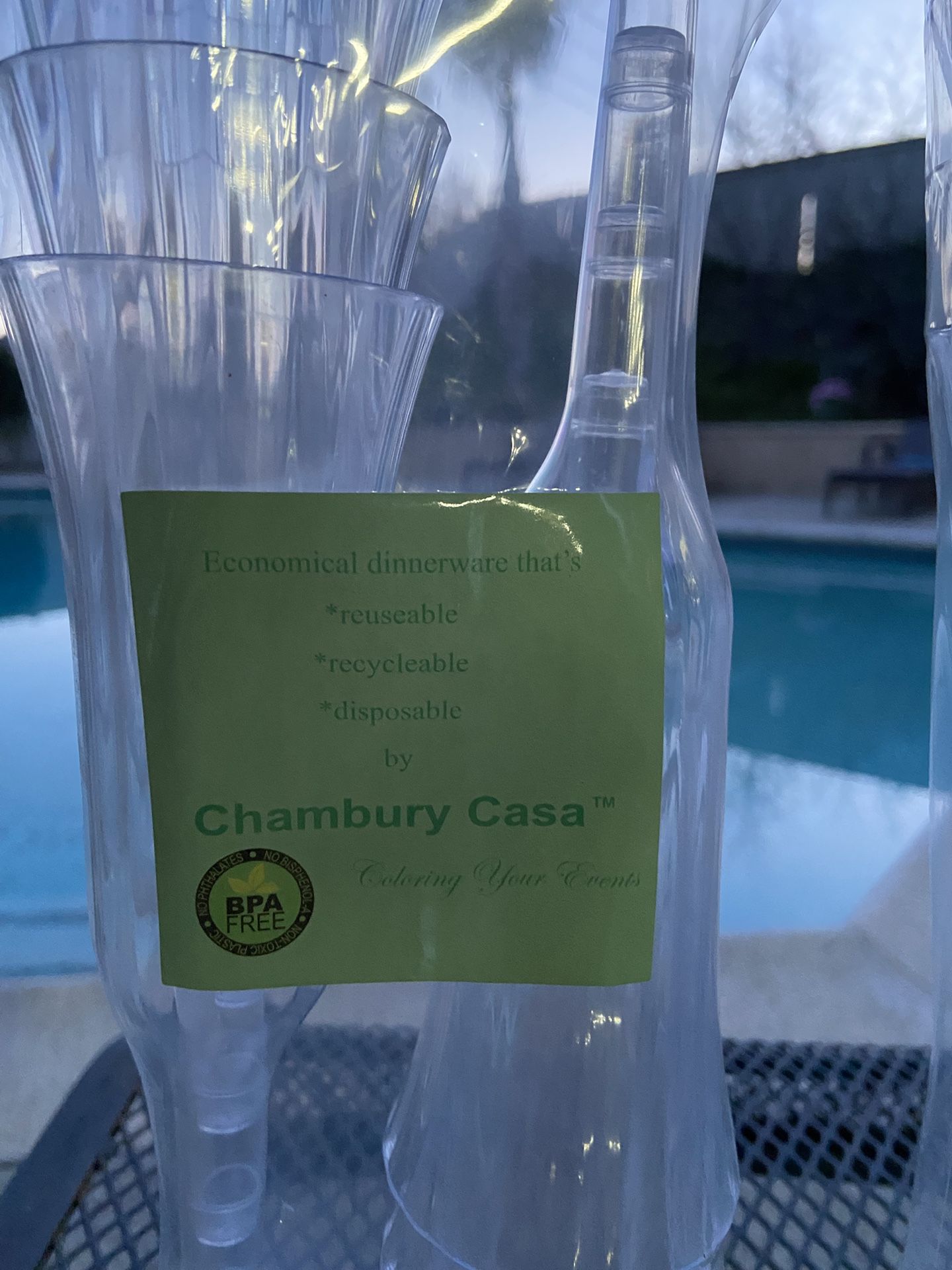 Champagne Flutes 108 Disposable