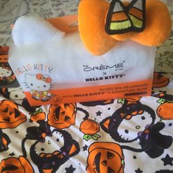 Hello Kitty Halloween Pajama Pants And Headband