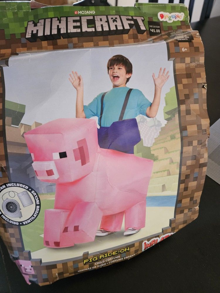 Minecraft Pig Jockey Costume