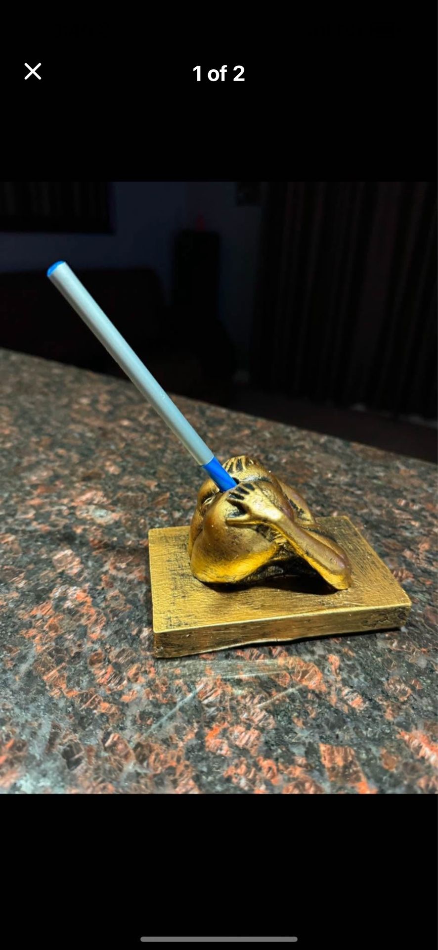 Funny Pen Holder Statue