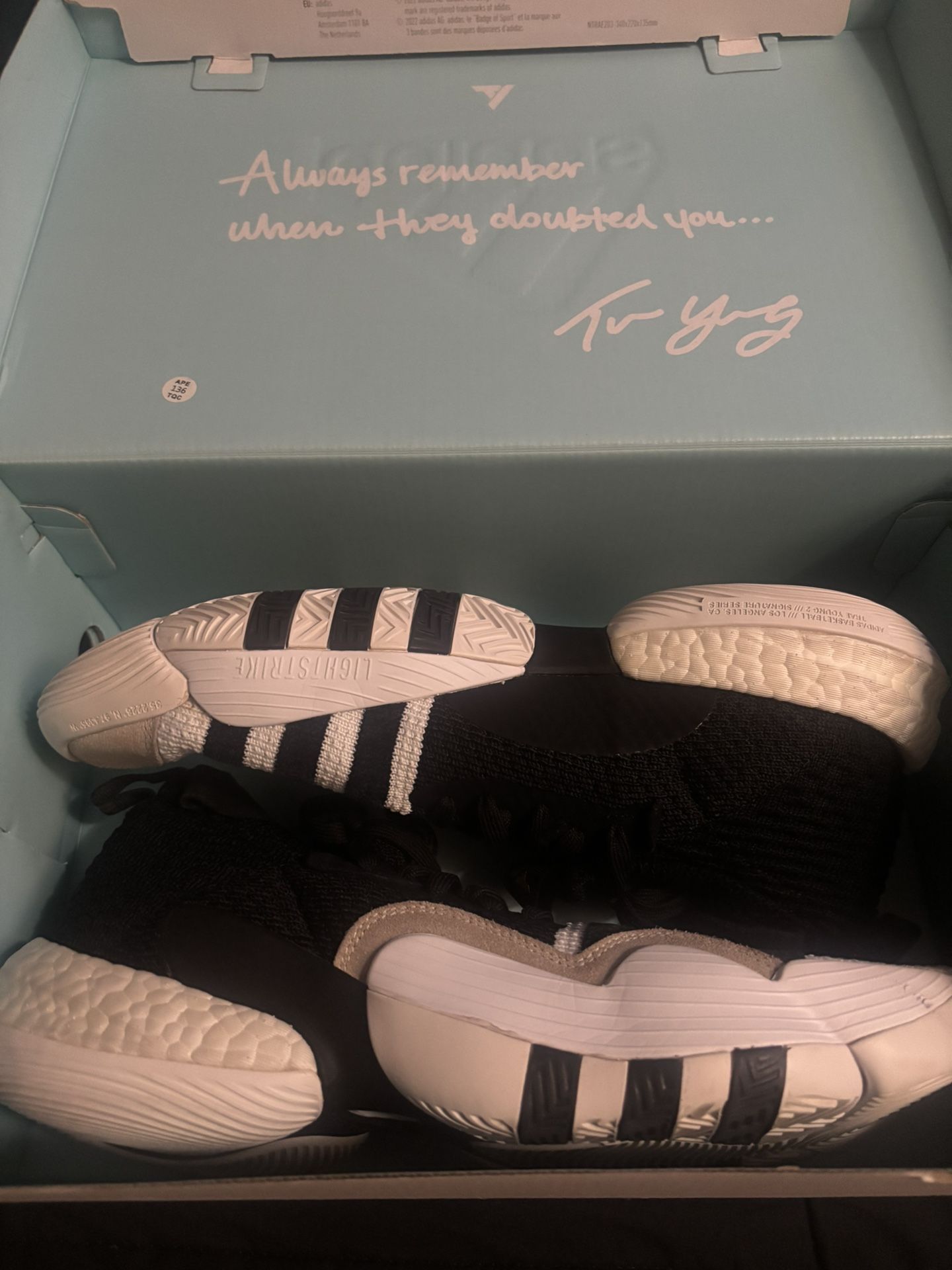 adidas Trae Young 2.0 Basketball Shoes. Size 12 Men