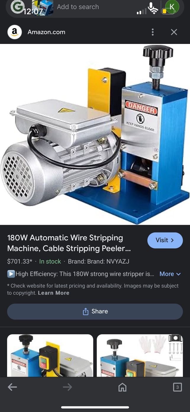 Wire Stripping Machine 