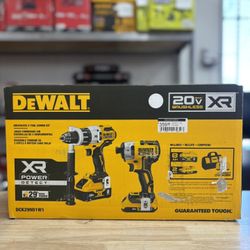 DEWALT XR POWER DETECT 2-Tool 20-Volt Max Brushless Power Tool Combo Kit with Soft Case