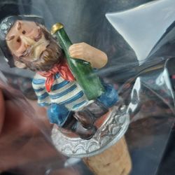 Nautical Pirate Wine Bottle Cork