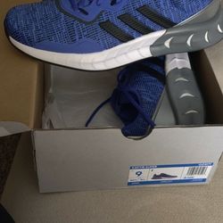 Adidas Blue Running Shoes Size 9