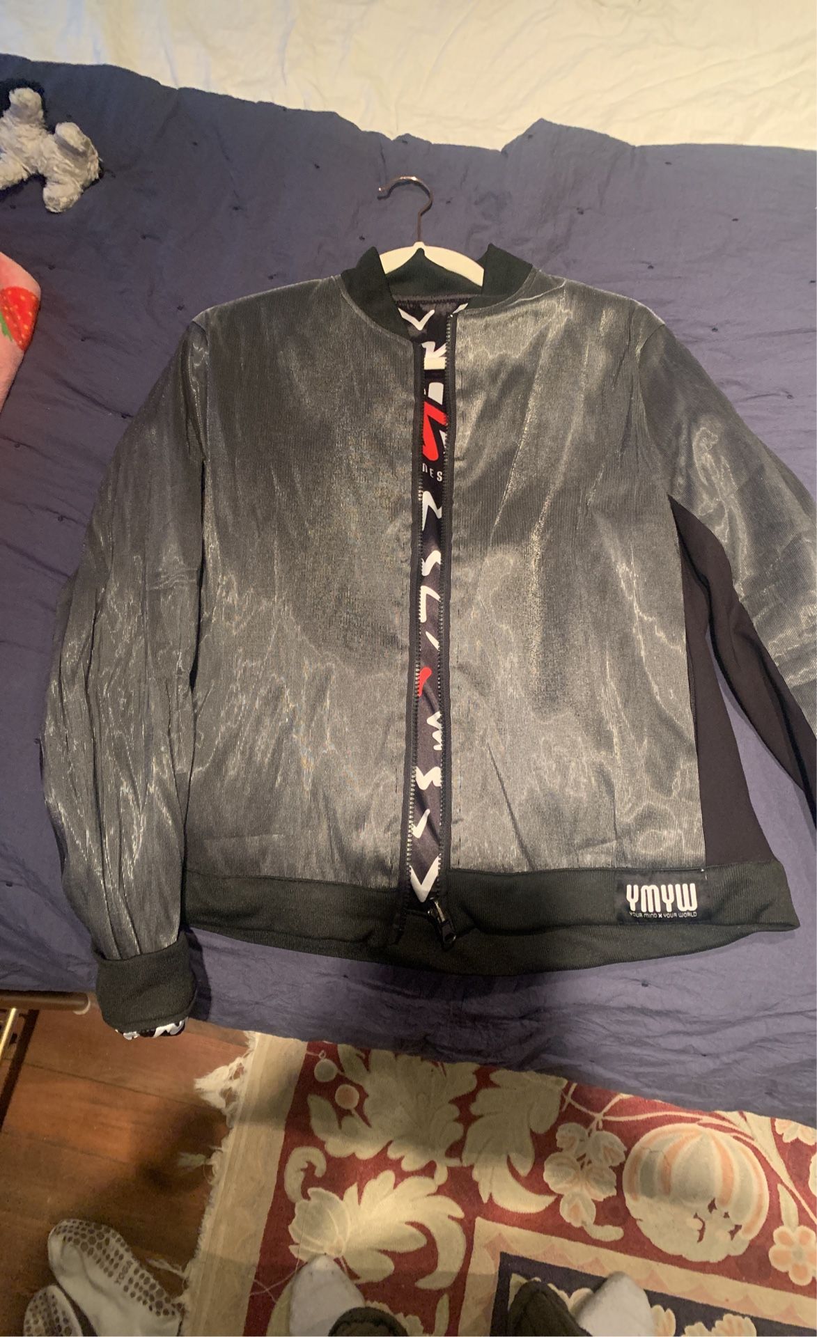 LED Bomber Jacket Size S