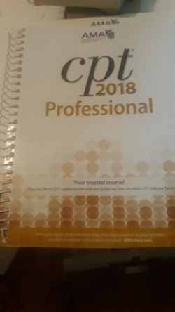 AMA CPT 2018 BOOK