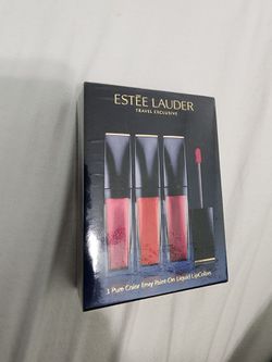 Estee Lauder 3 Pure Color Envy Liquid LipColors (0.23fl.oz/7ml) Set Of 3, New